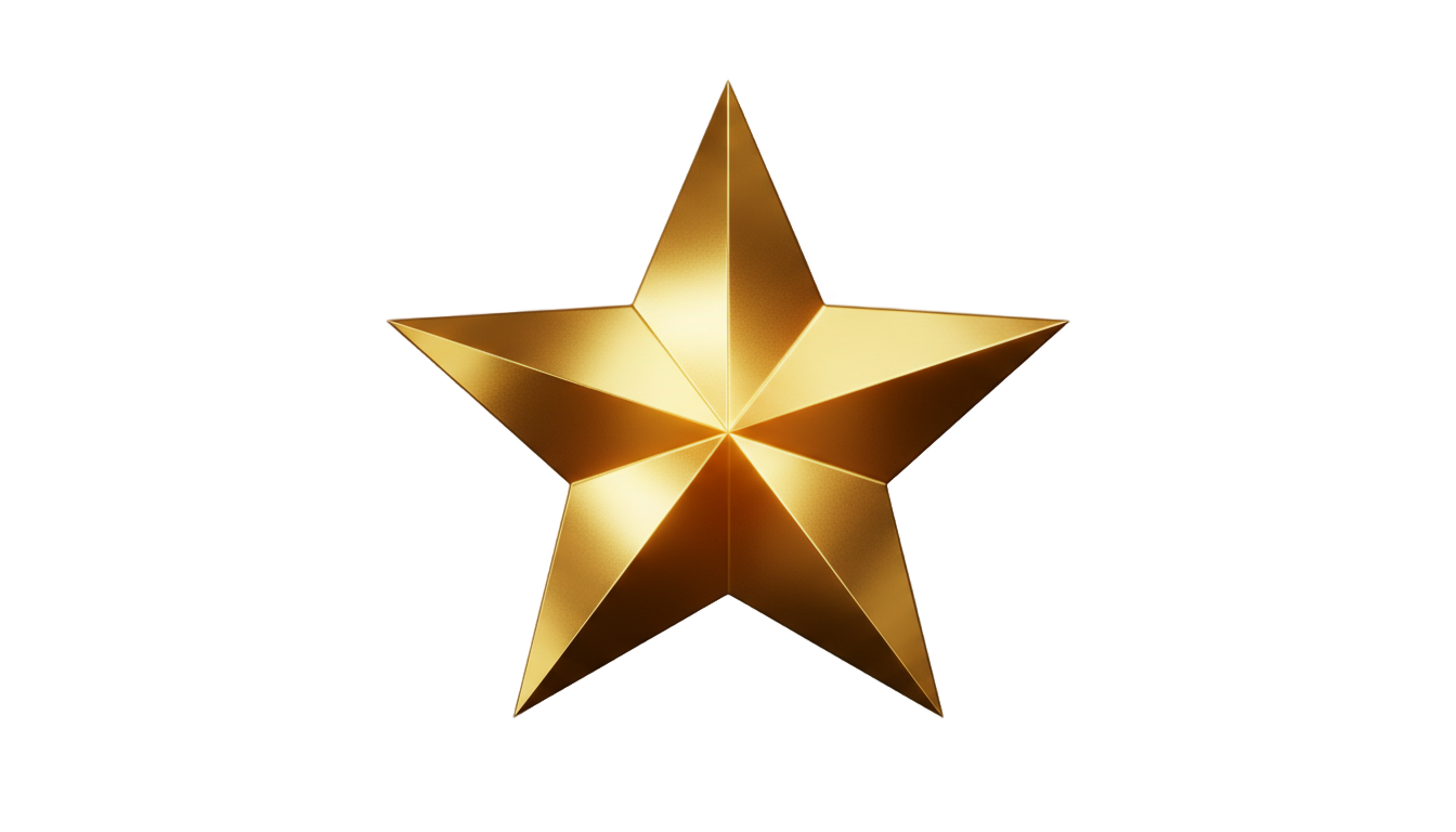 Free 3d Star Png PNG #9c PNG Image - Transparent Background