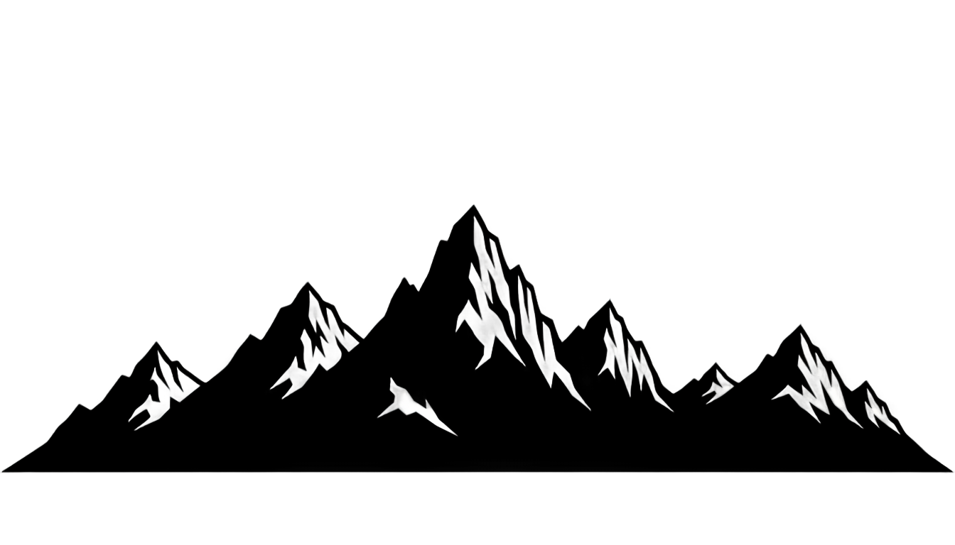 mountain silhouette png PNG transparent background