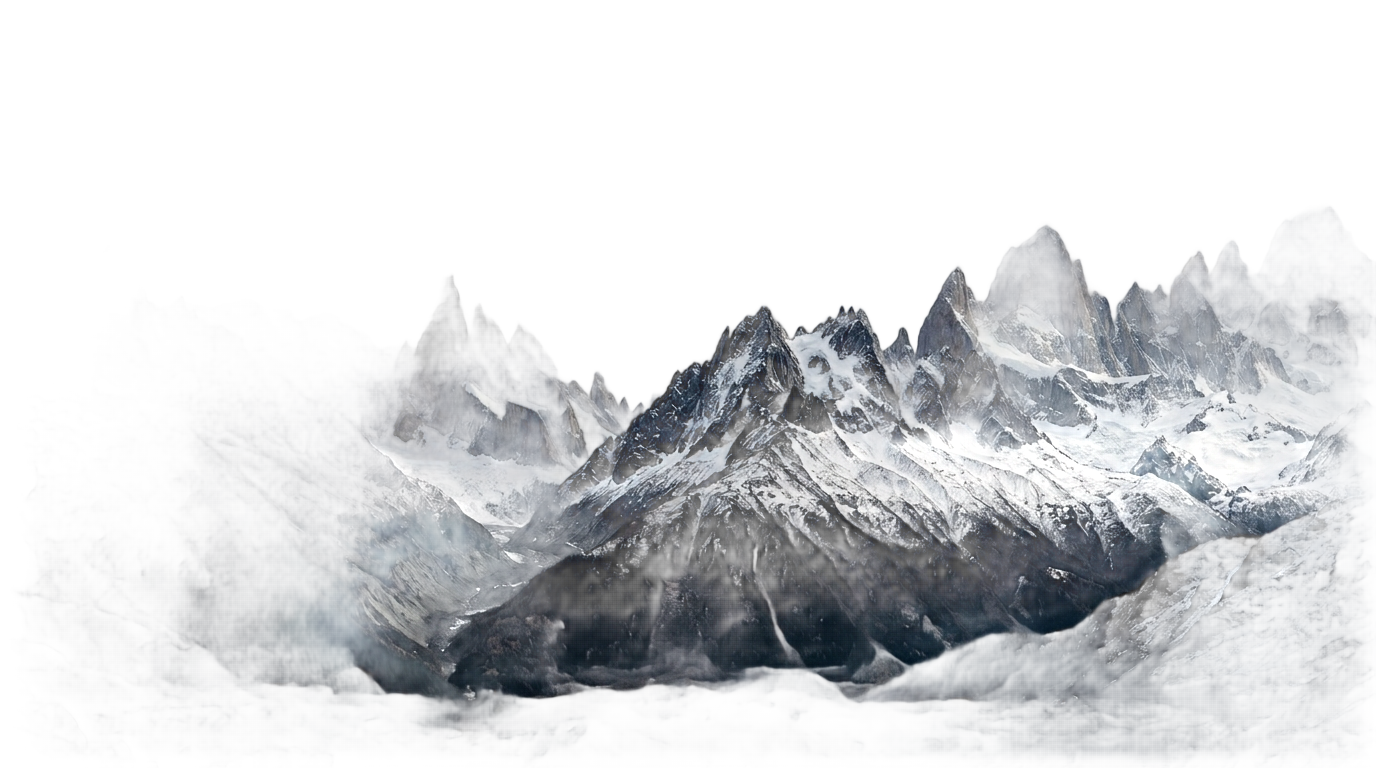 white mountain silhouette png PNG transparent background