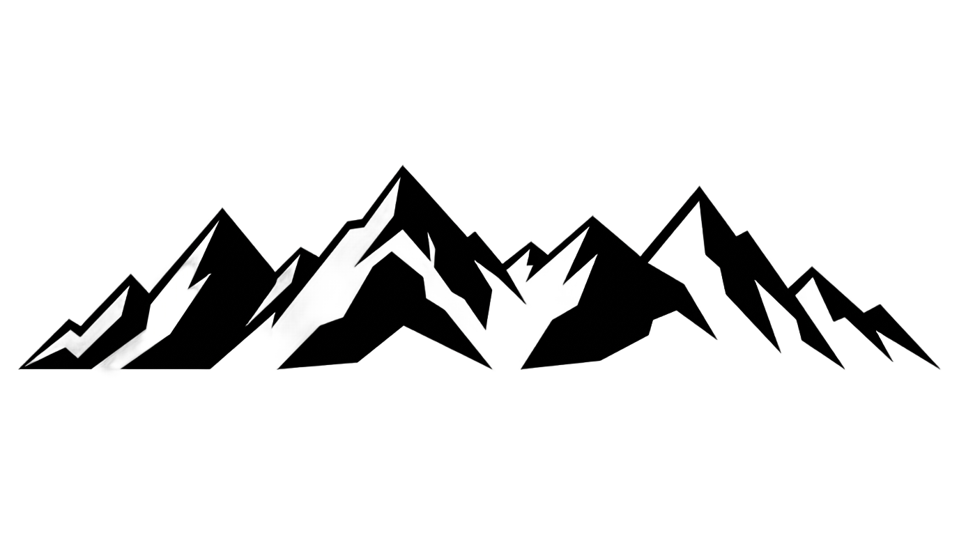 vector mountain silhouette png PNG transparent background