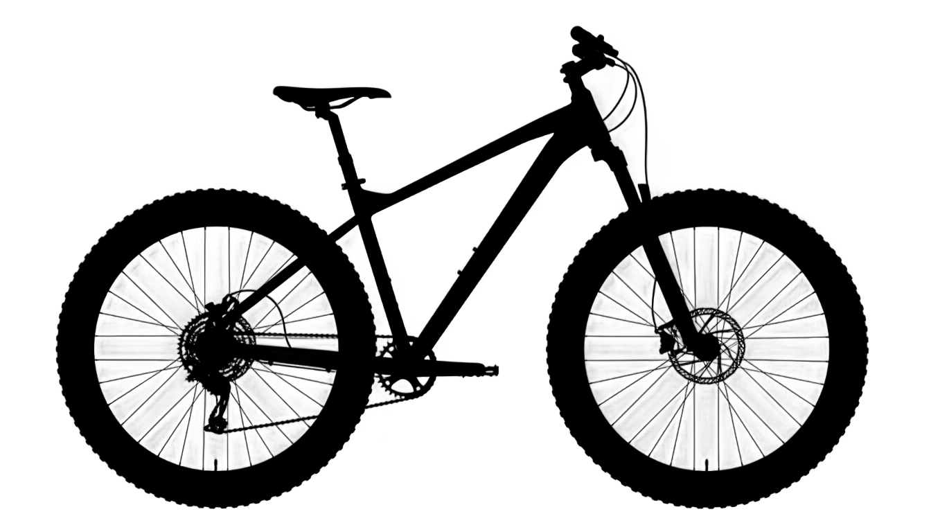 mountain bike silhouette png PNG transparent background