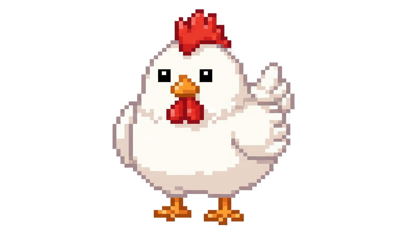 stardew valley chicken png PNG transparent background