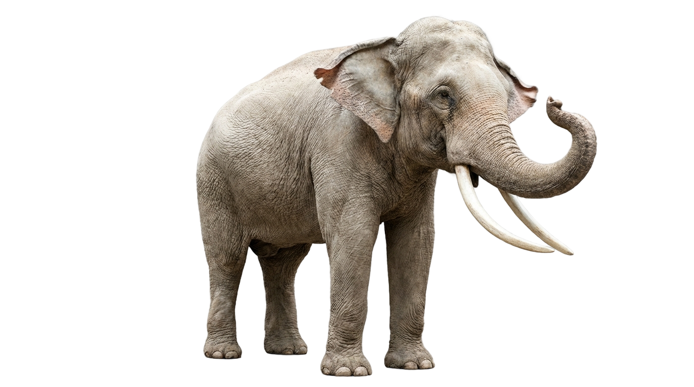 white elephant png PNG transparent background
