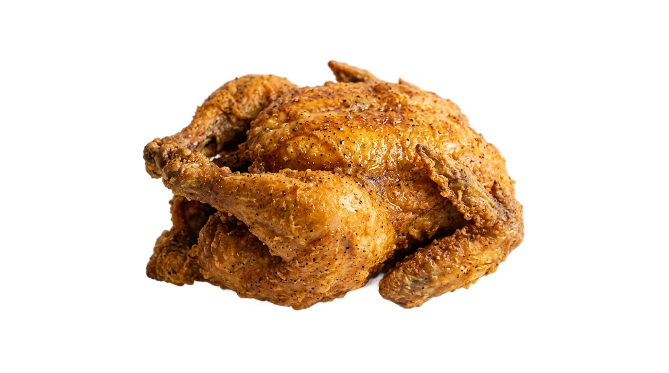 whole fried chicken png PNG transparent background