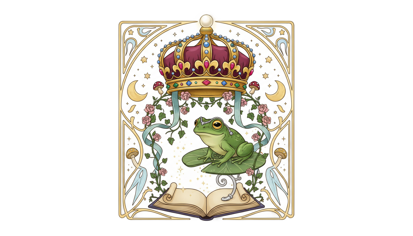 princess and the frog logo png PNG transparent background