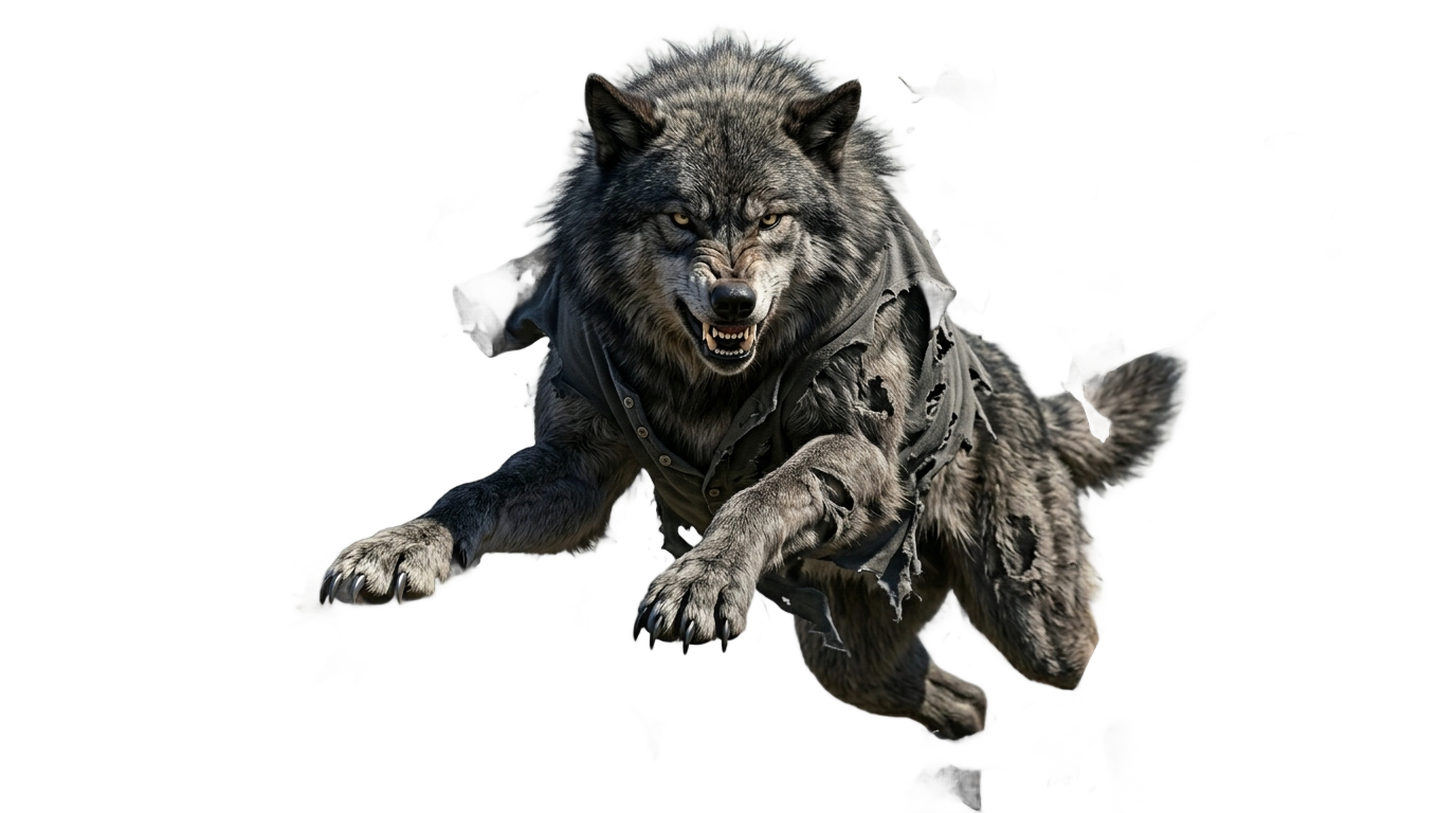 wolf ripping shirt meme png PNG transparent background