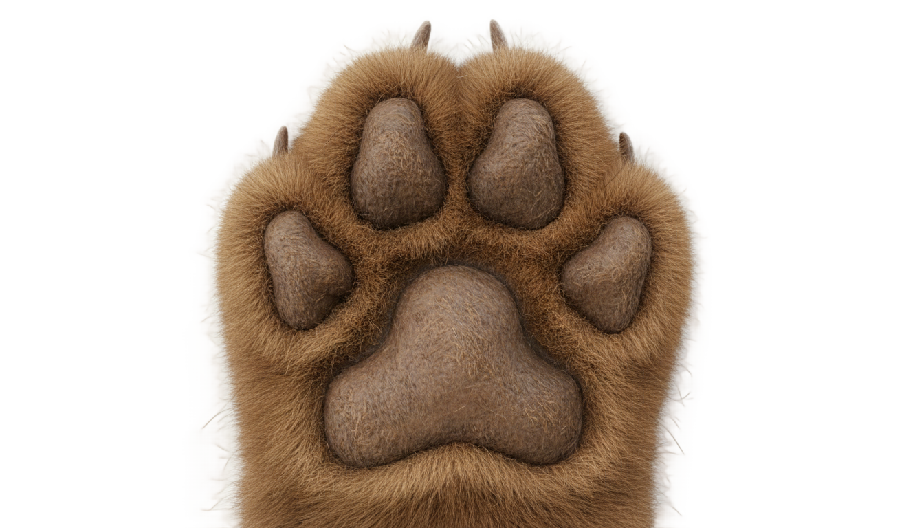 lion paw print png PNG transparent background