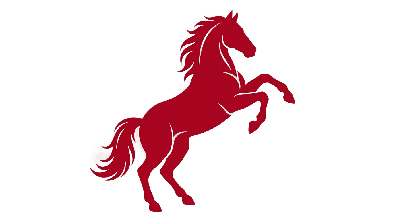 red horse logo png PNG transparent background