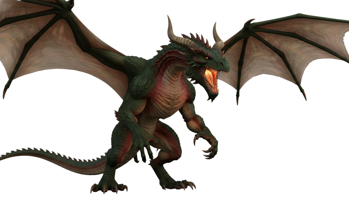 cool dragon png PNG transparent background