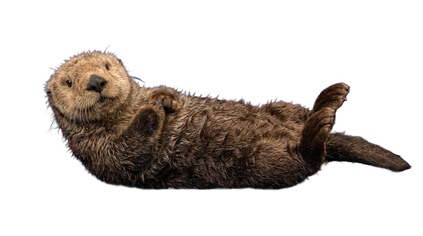 sea otter clipart png PNG transparent background