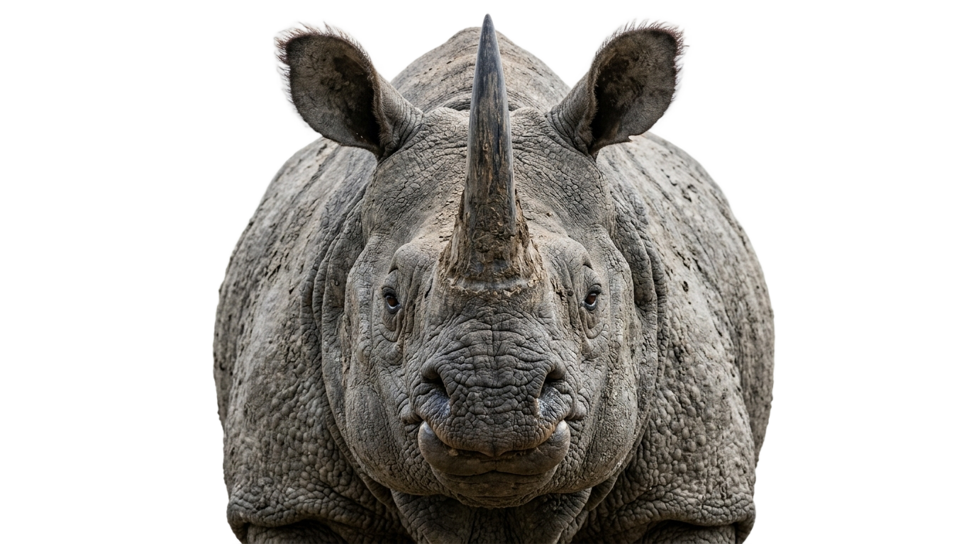 rhino head png PNG transparent background