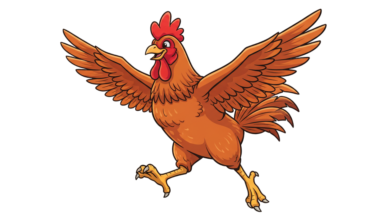 chicken run png PNG transparent background