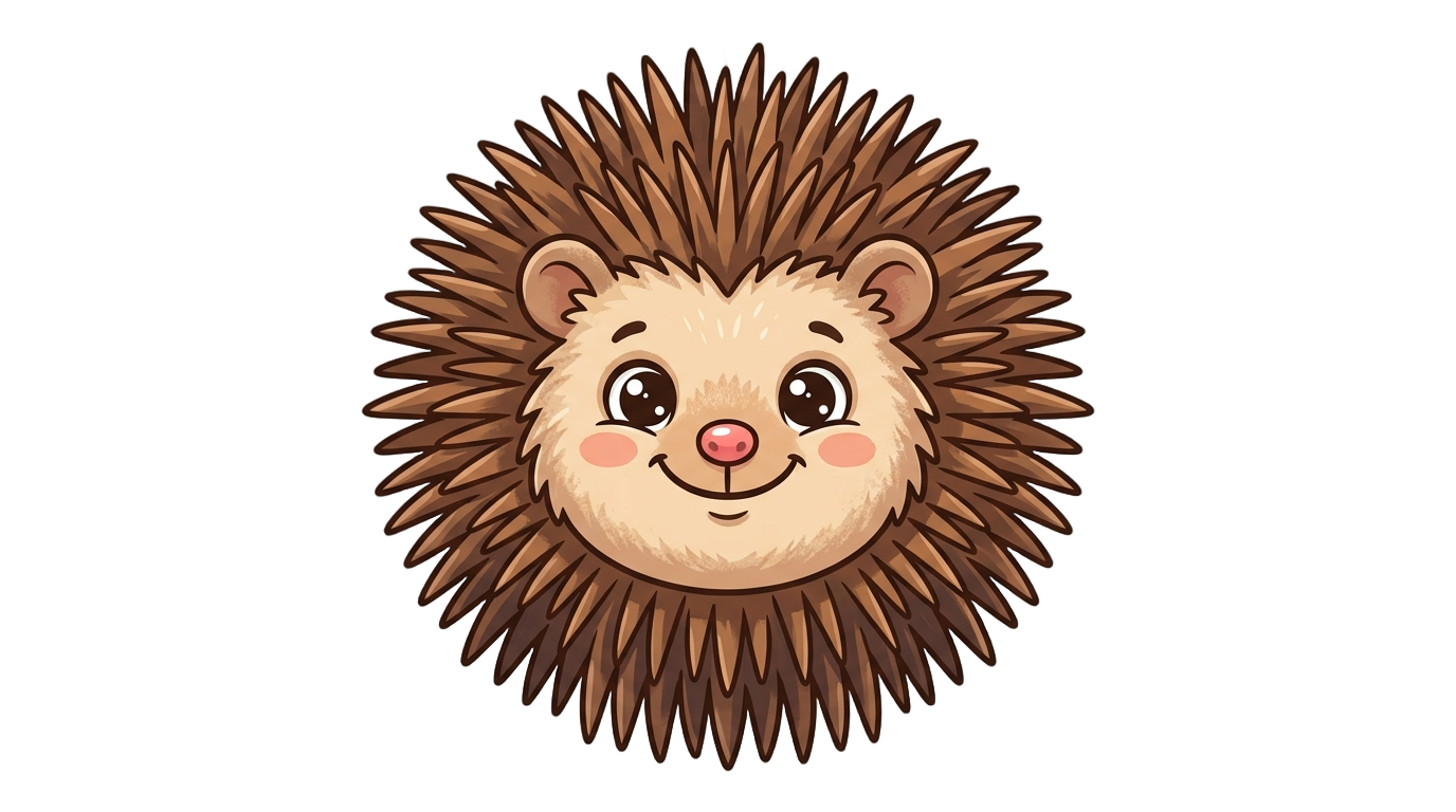 hedgehog emoji png PNG transparent background