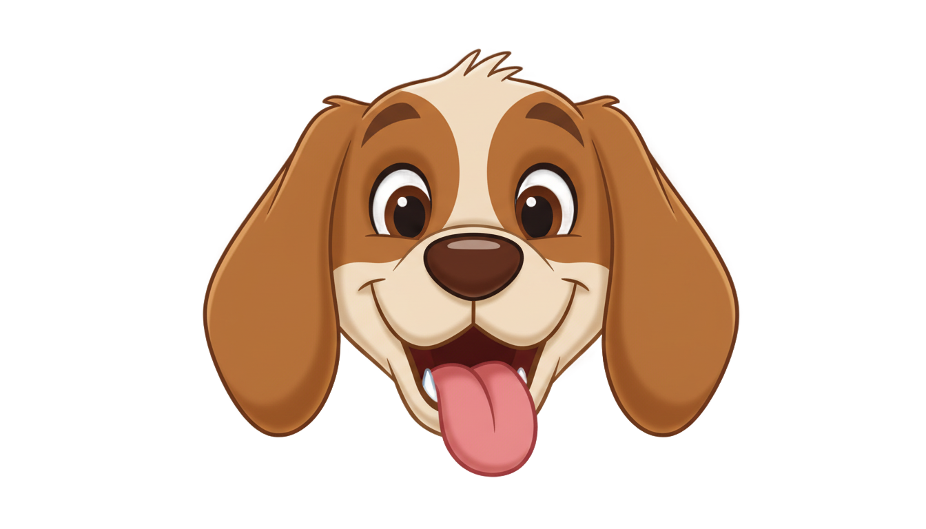dog emoji png PNG transparent background