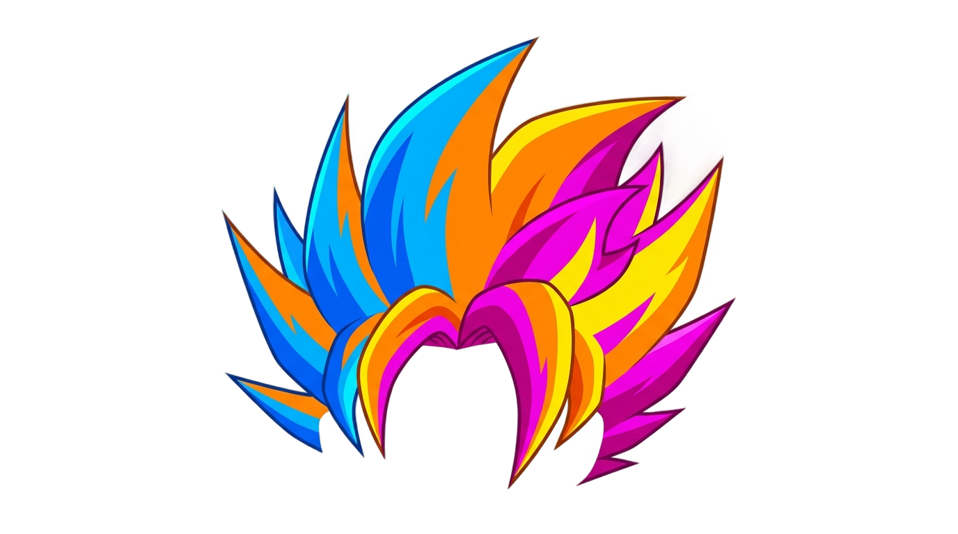 club penguin hair png PNG transparent background