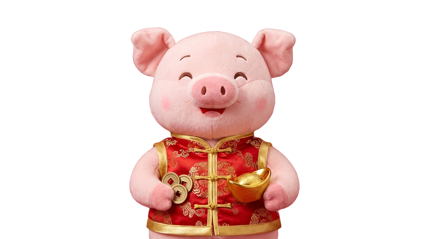 pig png chinese new year PNG transparent background
