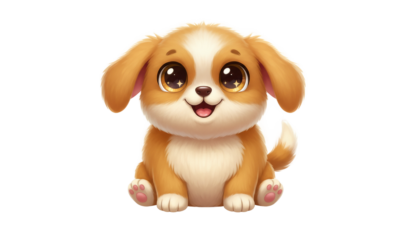 puppy png cartoon PNG transparent background
