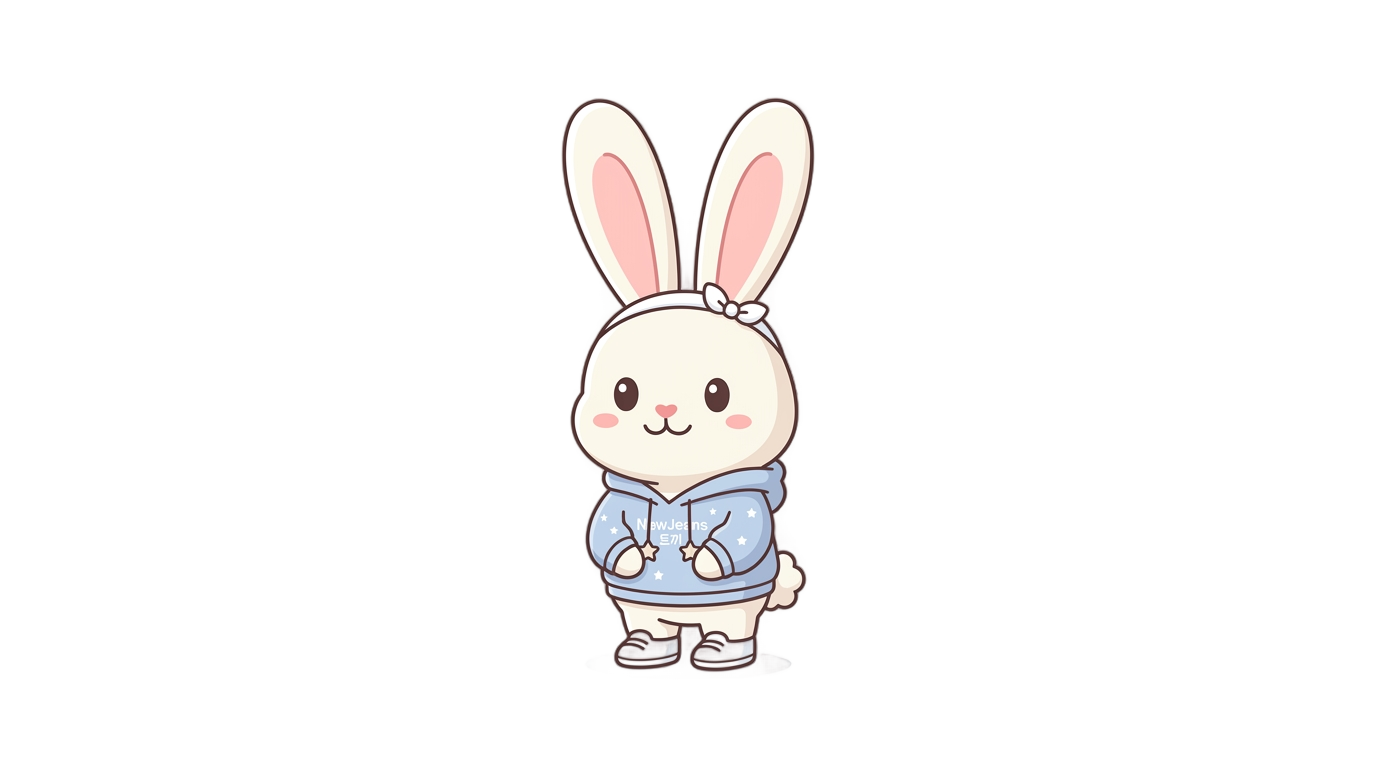newjeans rabbit png PNG transparent background