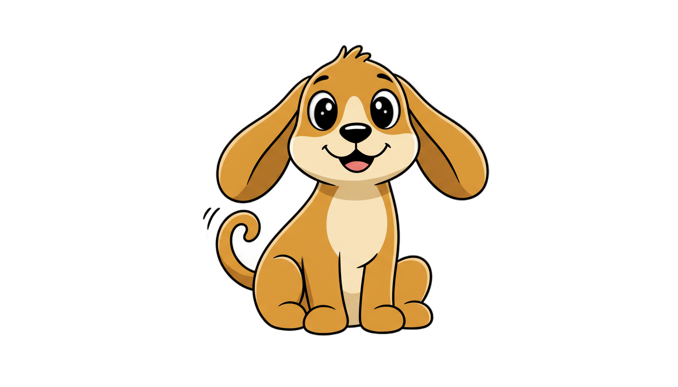 dog png cartoon PNG transparent background