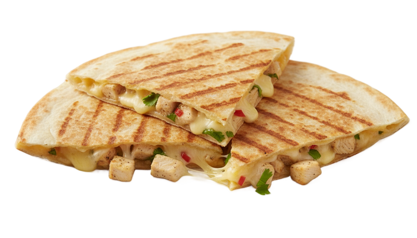 chicken quesadilla png PNG transparent background