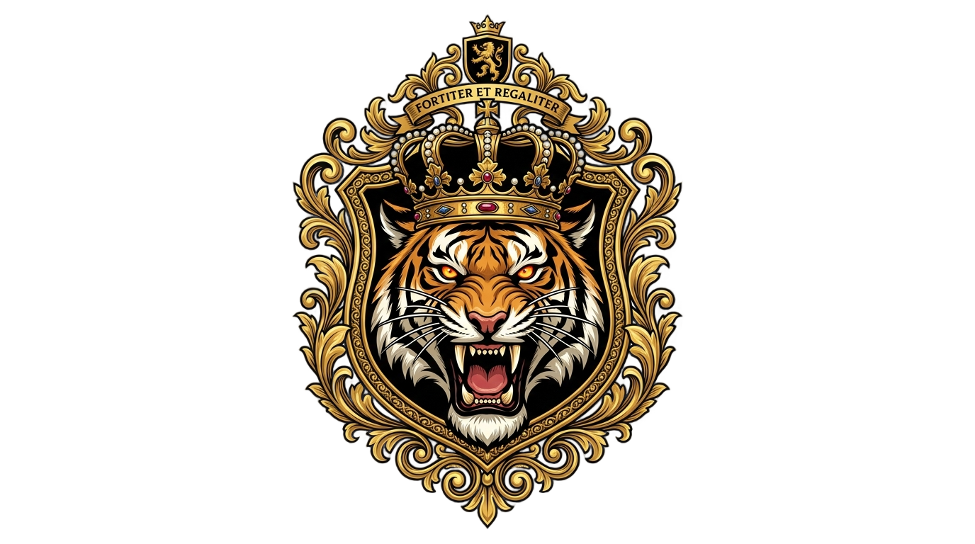 royal tiger team logo png PNG transparent background