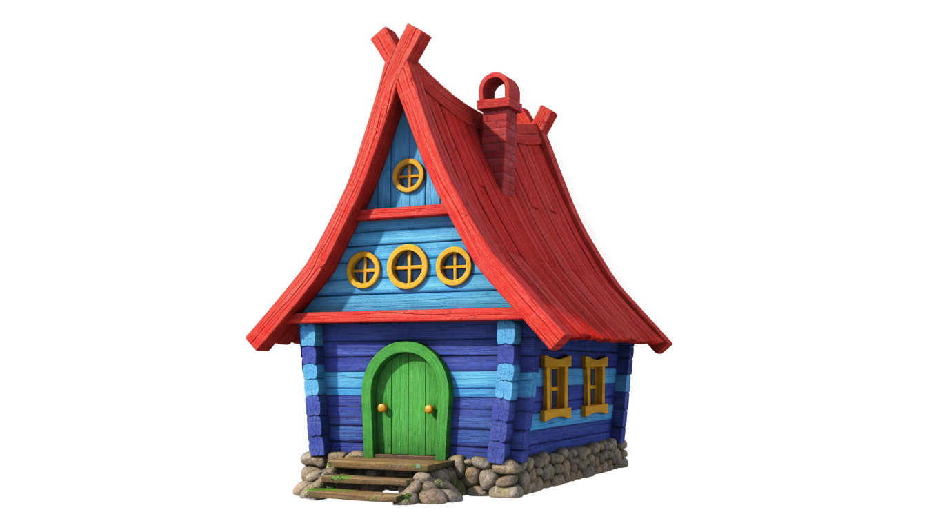masha and the bear house png PNG transparent background