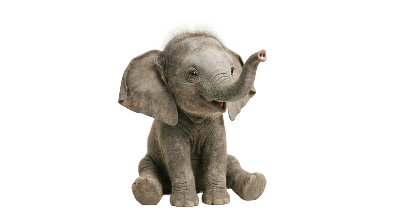baby elephant baby shower png PNG transparent background
