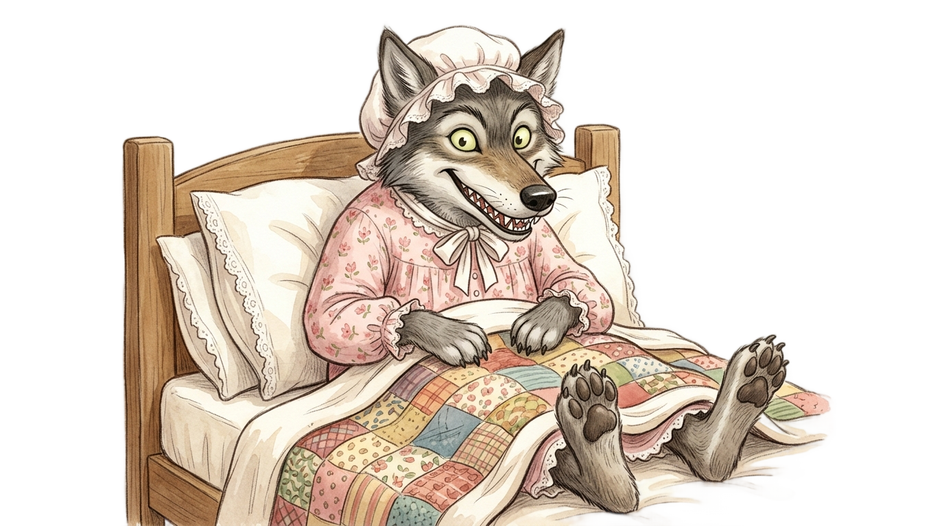little red riding hood wolf png PNG transparent background