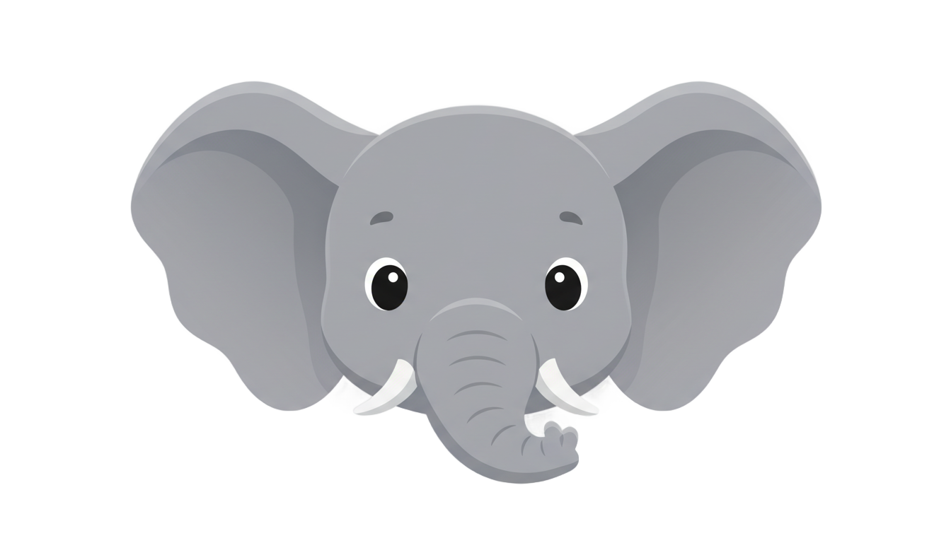 elephant emoji png PNG transparent background