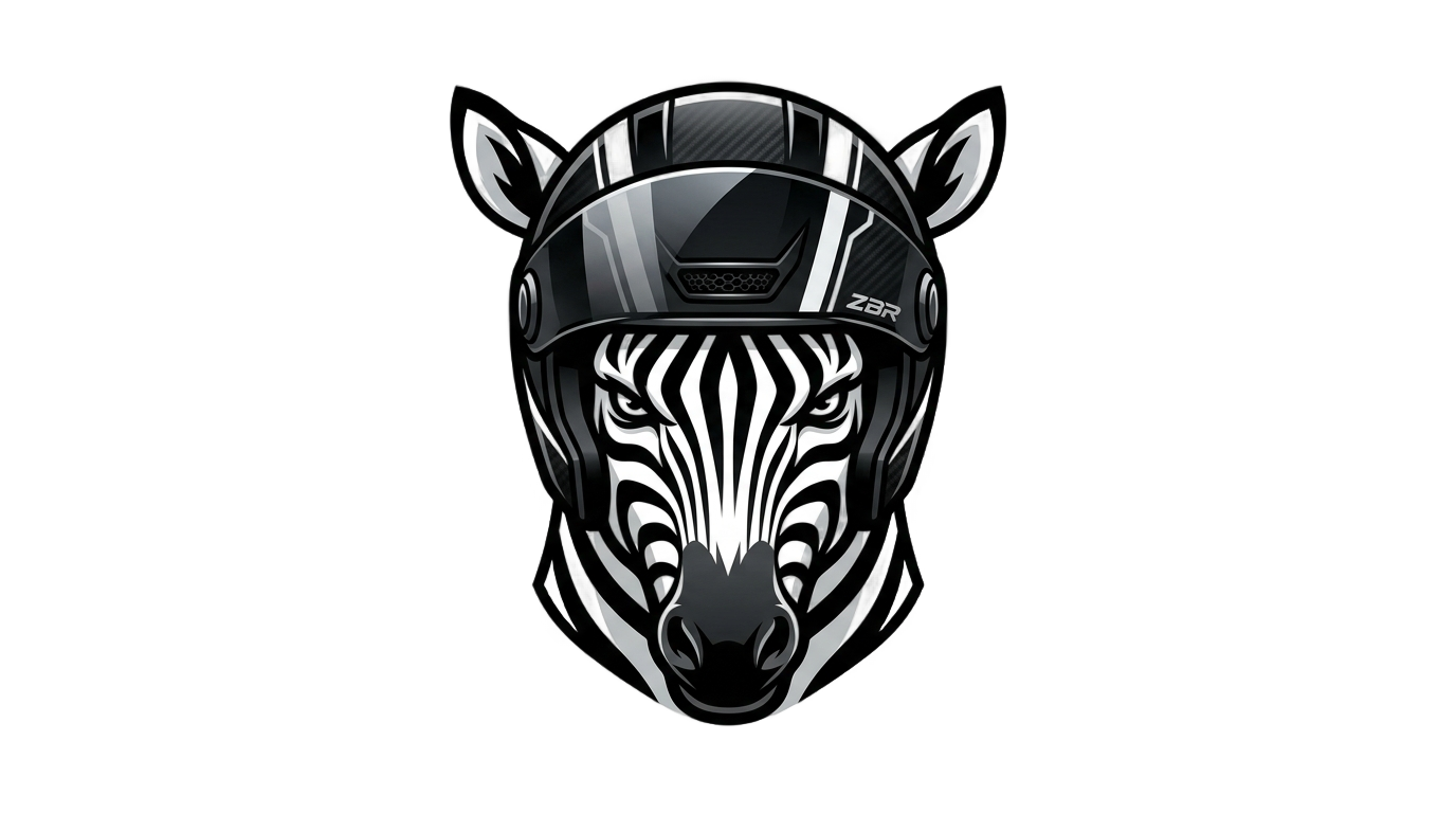 zebra helmet logo png PNG transparent background