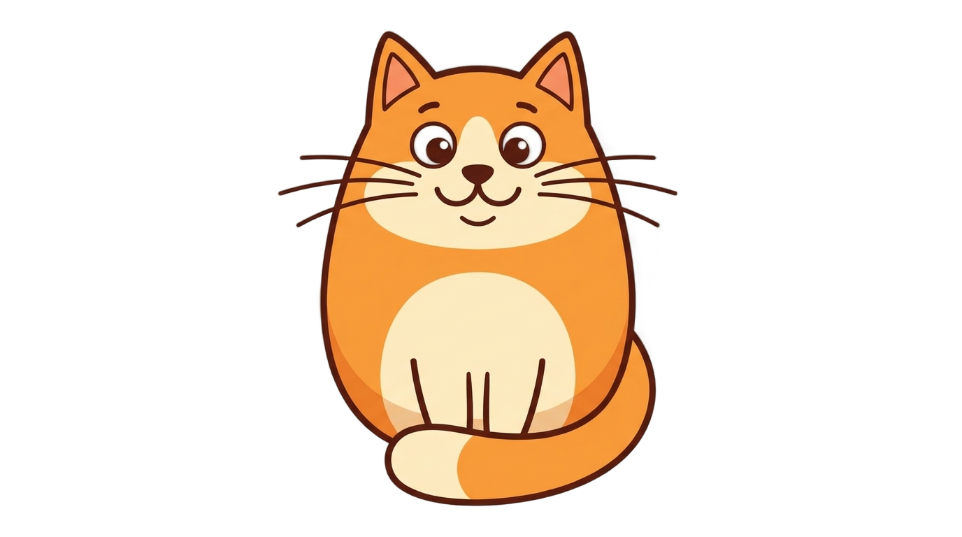 cat clip art png PNG transparent background