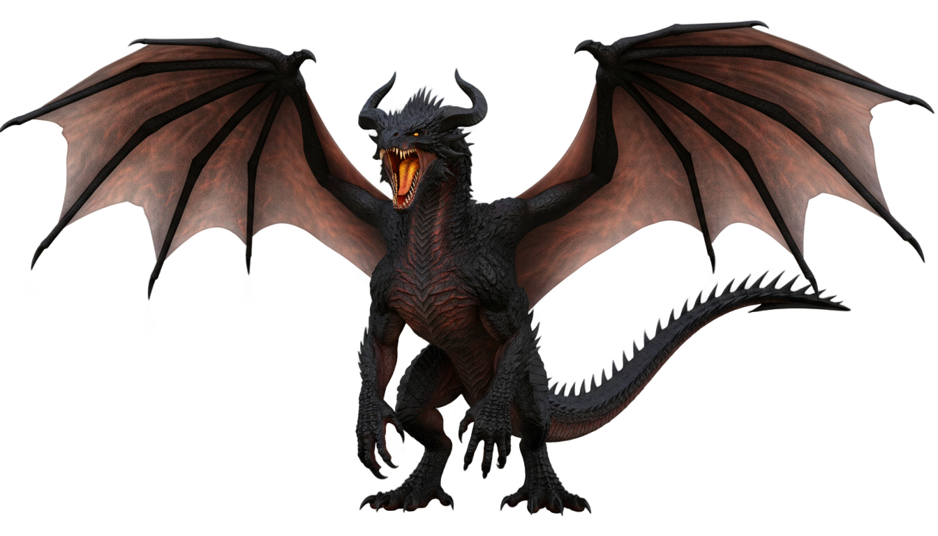 realistic dragon png PNG transparent background