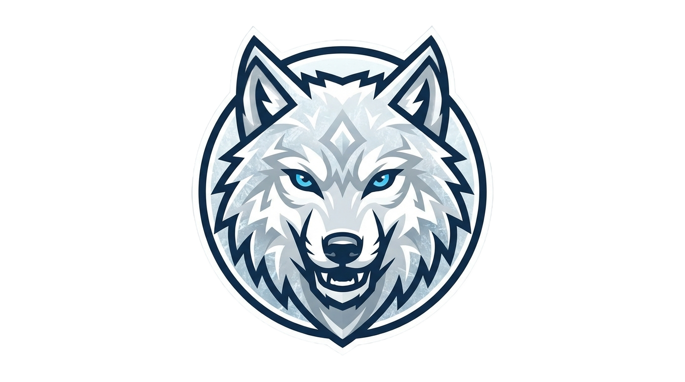 arctic wolf logo png PNG transparent background