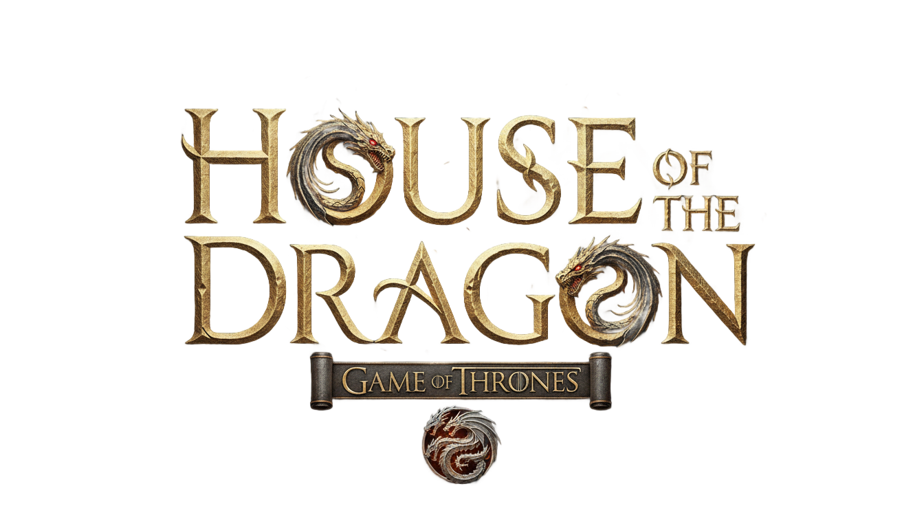 house of the dragon logo png PNG transparent background