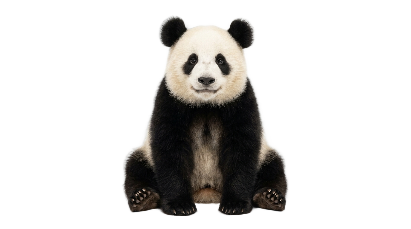 panda illustration png PNG transparent background