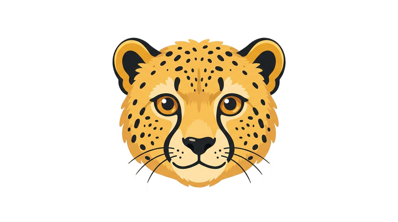 cheetah emoji png PNG transparent background