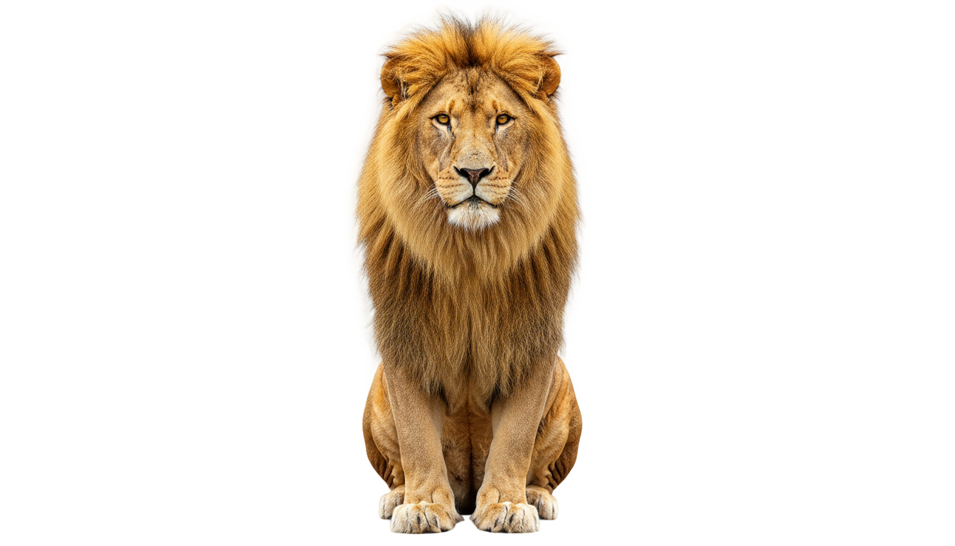 lion png clip art PNG transparent background