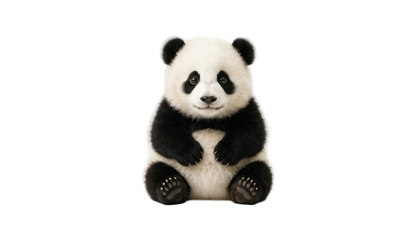 panda anime png PNG transparent background