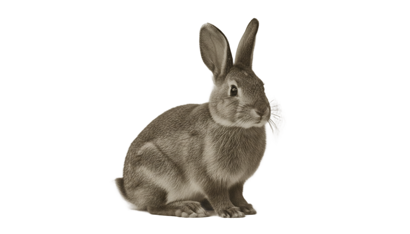 rabbit vintage png PNG transparent background