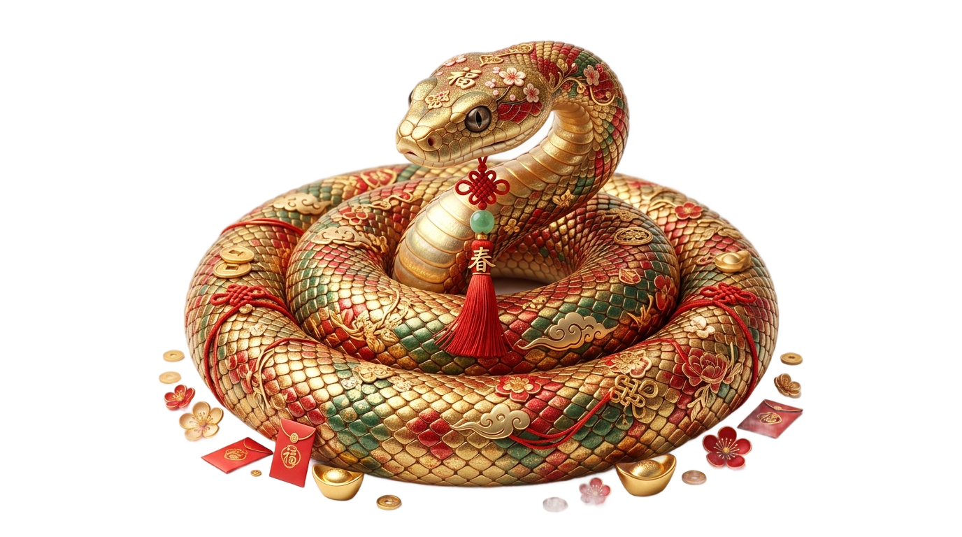 year of the snake logo png PNG transparent background