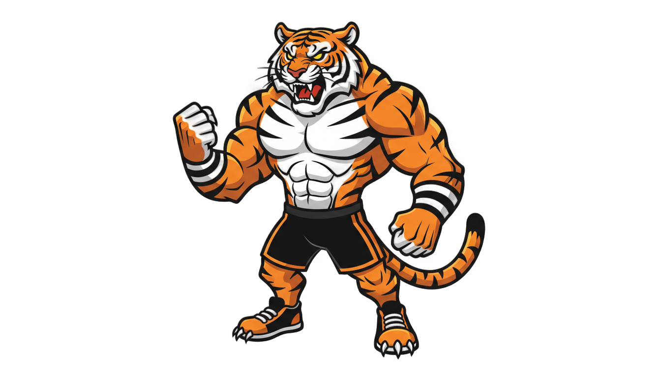 tiger mascot png PNG transparent background