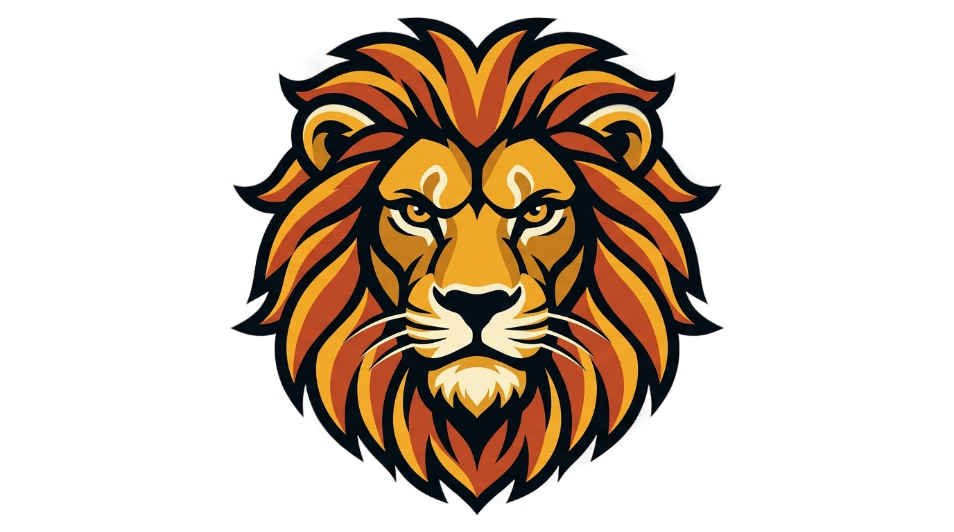 lion print png PNG transparent background