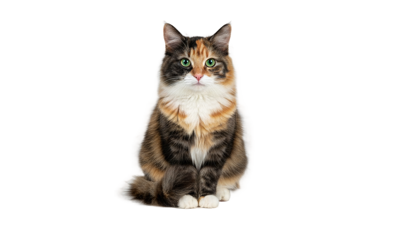 calico cat png PNG transparent background