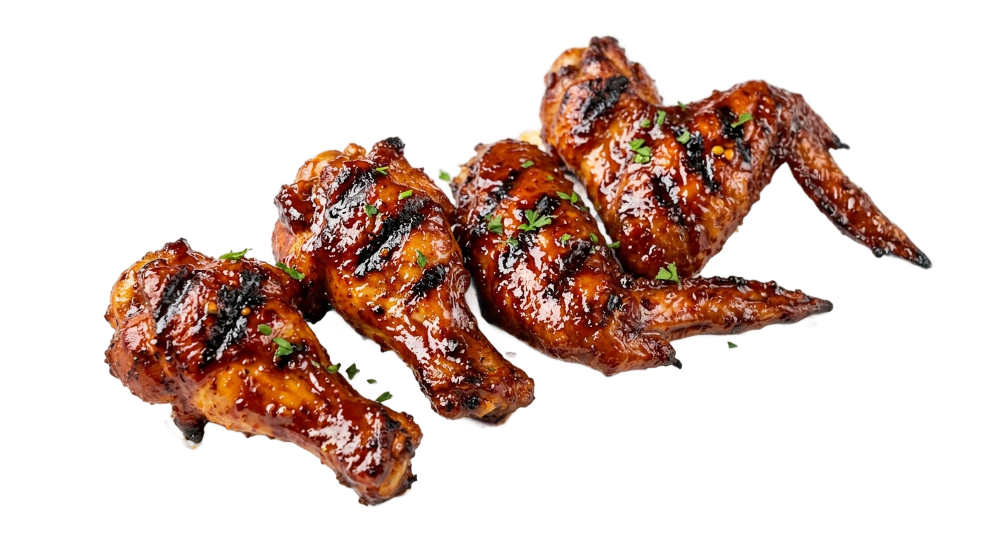 bbq chicken wings png PNG transparent background