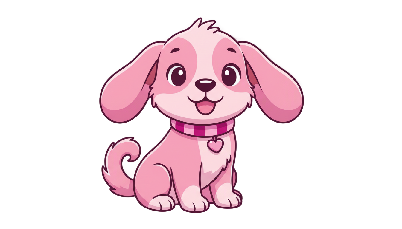 victoria secret pink dog logo png PNG transparent background