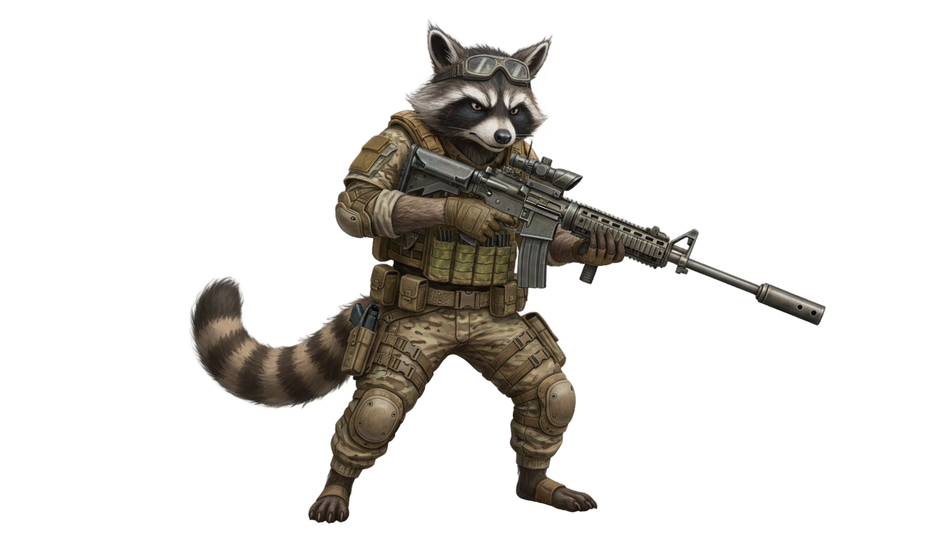rocket raccoon png PNG transparent background