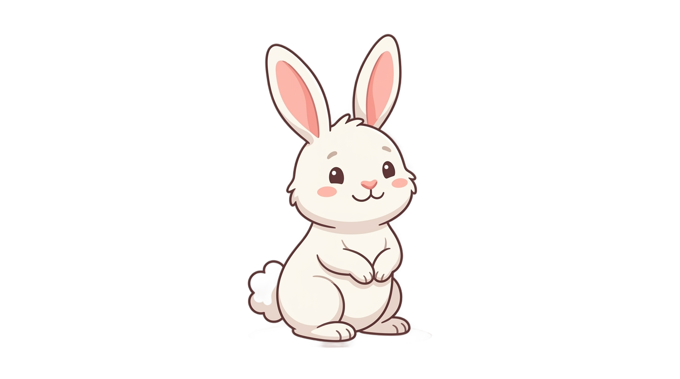 rabbit emoji png PNG transparent background
