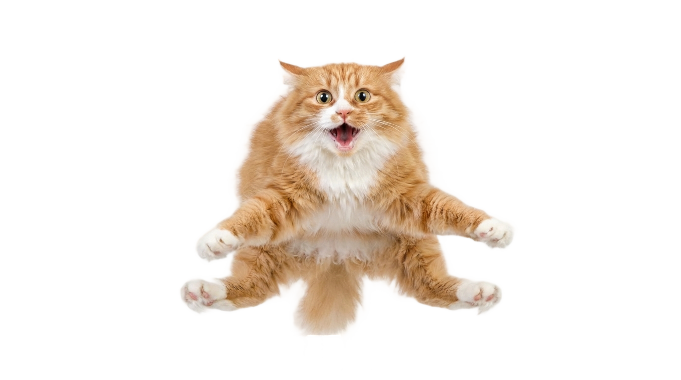 funny cat meme png PNG transparent background