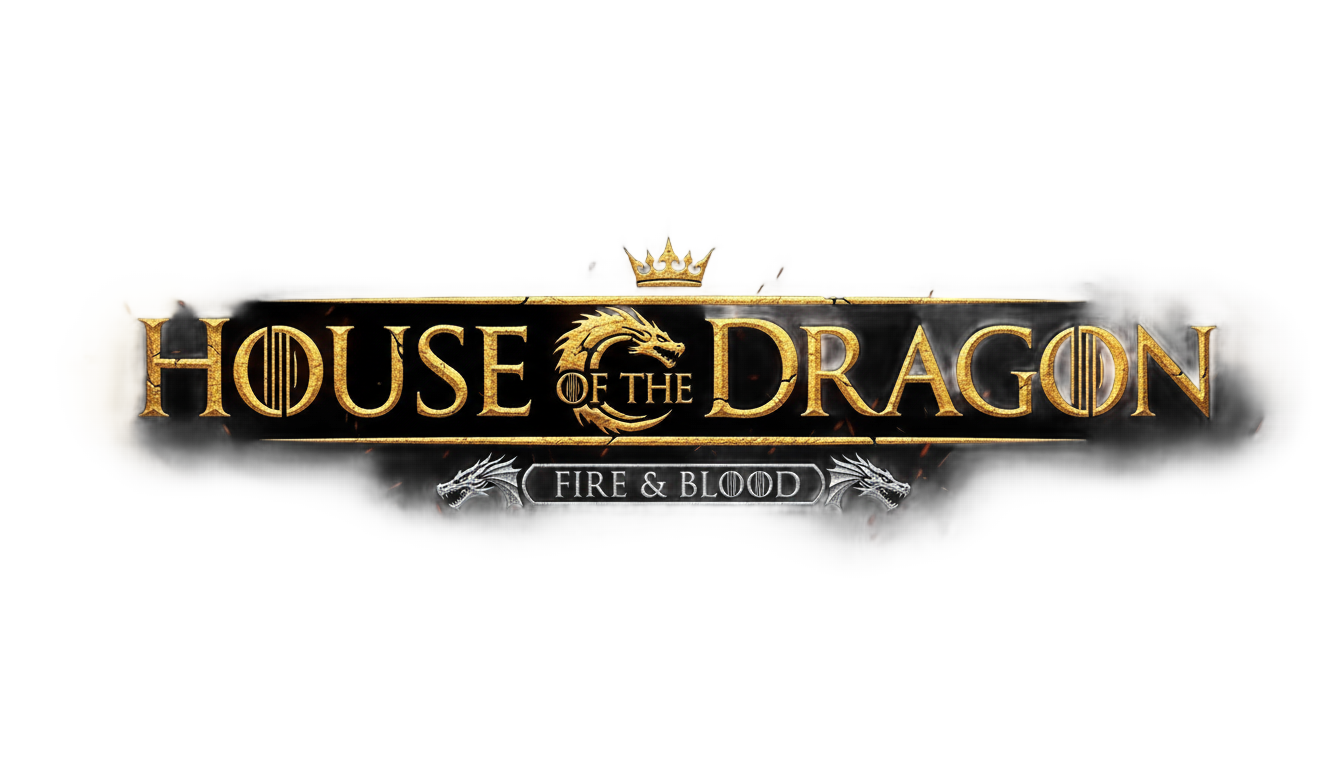 house of the dragon logo png PNG transparent background