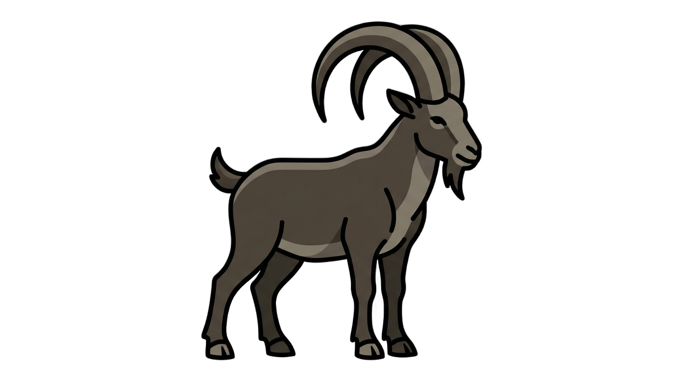 goat clip art png PNG transparent background